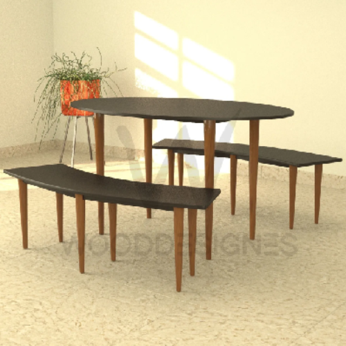 Melissa Dining Set (Black) Home Office Garden | HOG-Home Office Garden | online marketplace