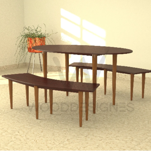 Melissa Dining Set (Red-Brown) Home Office Garden | HOG-Home Office Garden | online marketplace