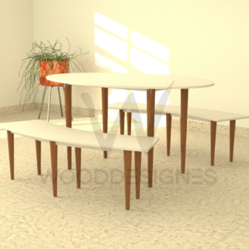 Melissa Dining Set (White) Home Office Garden | HOG-Home Office Garden | online marketplace