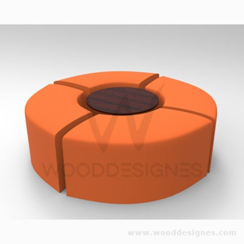 Meta Series Lounge Sofa- Orange. @HOG - Home Office Garden Online Marketplace