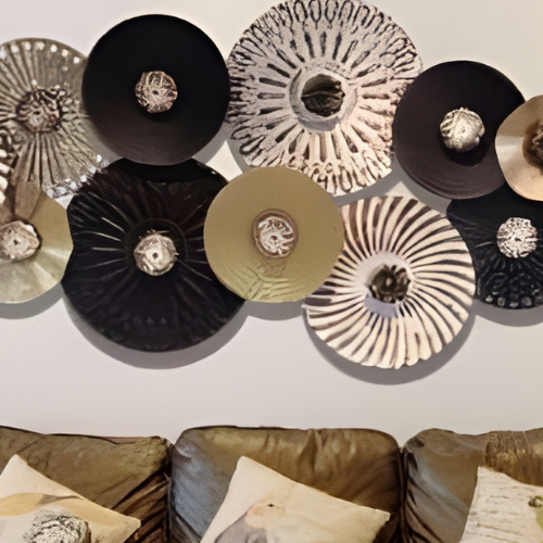 Metallic Wall Sculpture @HOG - Home, Office, Online Marketplace