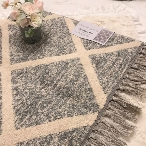Mineral Spring Microfiber Rug - 2.5ft X 4ft - Light Grey @HOG - Home, Office, Garden, Online Marketplace

