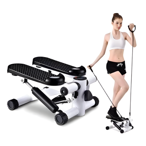 Mini Stepper with Resistance Bands and LCD Monitor for Full Body Workout @HOG - Home, Office, Garden, Online Marketplace