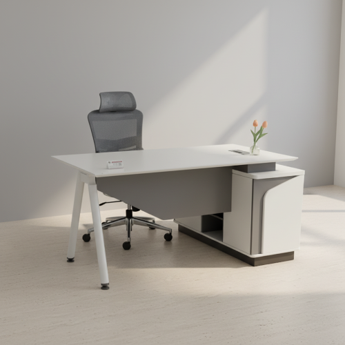 Minimalist Desk with Return Extension – 1.6 Meters @HOG - Home, Office, Garden, Online Marketplace