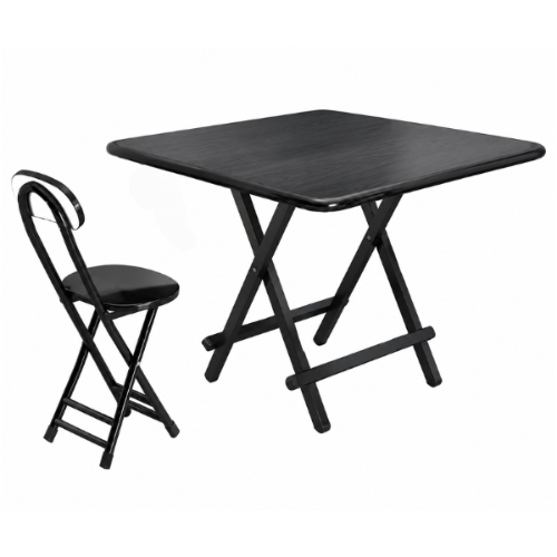 Modern Black Foldable Dining Set @HOG - Home, Office, Garden, Online Marketplace
