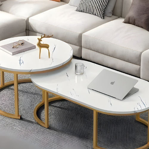 Modern Marble-Top Coffee Table @HOG - Home, Office, Online Marketplace