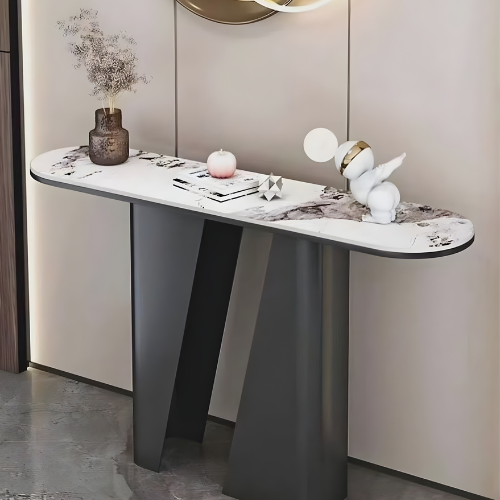 Modern Marble Console Table with Artistic Decor Ensemble  @HOG - Home, Office, Garden, Online Marketplace