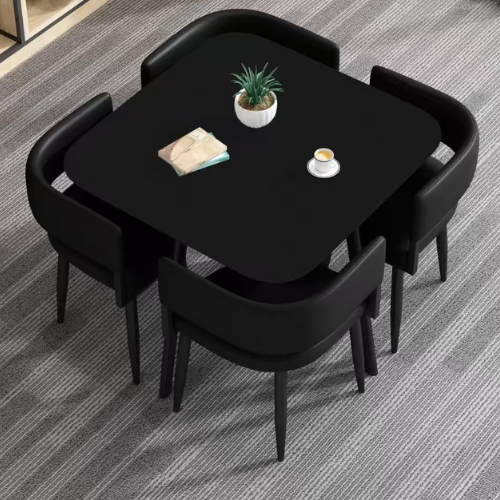 Modern Square Dining Table Set with 4 Chairs @HOG - Home, Office, Garden, Online Marketplace