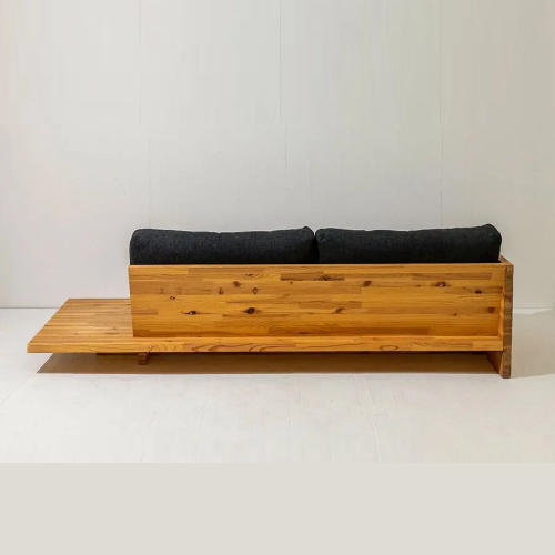 Modern Wooden Sofa Set with Side Table @HOG - Home Office Garden Online Marketplace