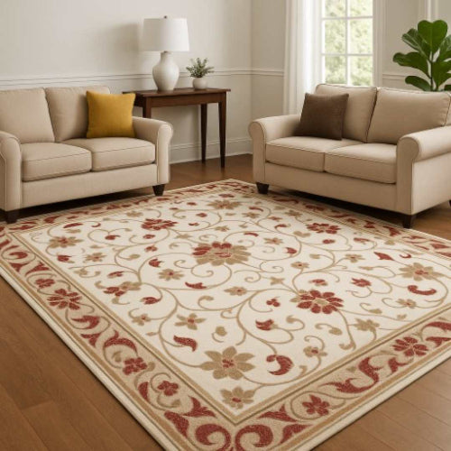 Monterey Beige Machine-woven Area Rug - 7ft X 10ft @HOG - Home Office Garden Online Marketplace