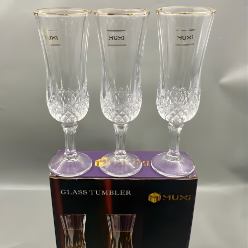 Muxi Glass Tumbler Set (3 Pieces) @HOG - Home, Office, Online Marketplace