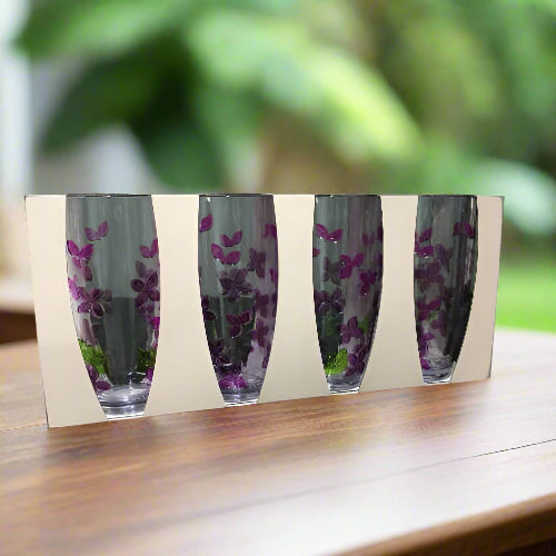 Nanette Lepore Set Of 4 Indoor - Outdoor Acrylic Tumblers