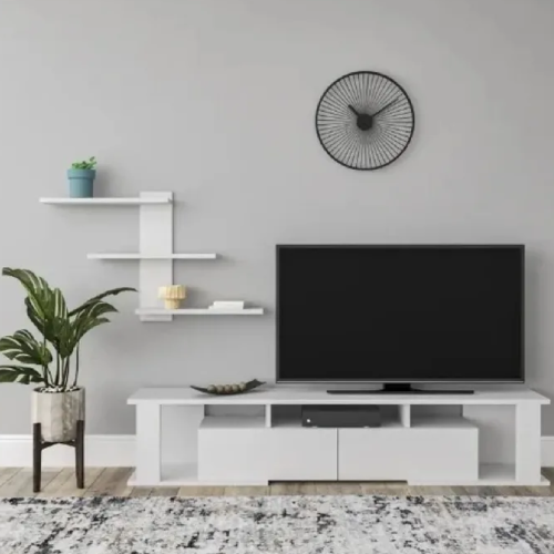 Modern Tv Desk Stand Cabinet With Storage Home Office Garden | HOG-Home Office Garden | online marketplace 