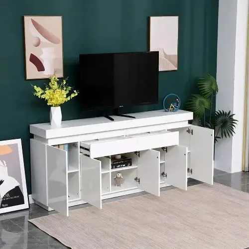 Modern Design Tv Stand Cabinet - White  Home Office Garden | HOG-Home Office Garden | online marketplace