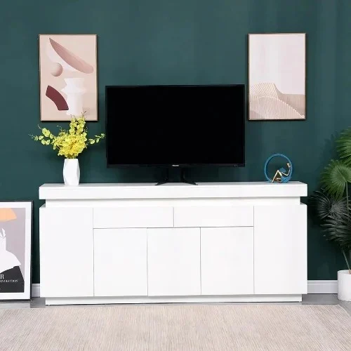 Modern Design Tv Stand Cabinet - White 