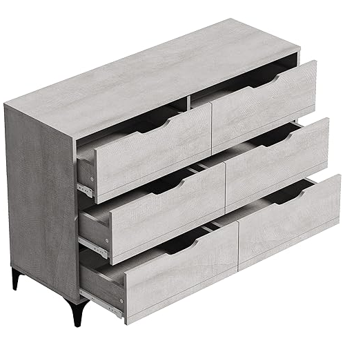 6 Drawer With Double Dresser - Multicolor Home Office Garden | HOG-Home Office Garden | online marketplace  