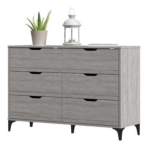 6 Drawer With Double Dresser - Multicolor  Home Office Garden | HOG-Home Office Garden | online marketplace 