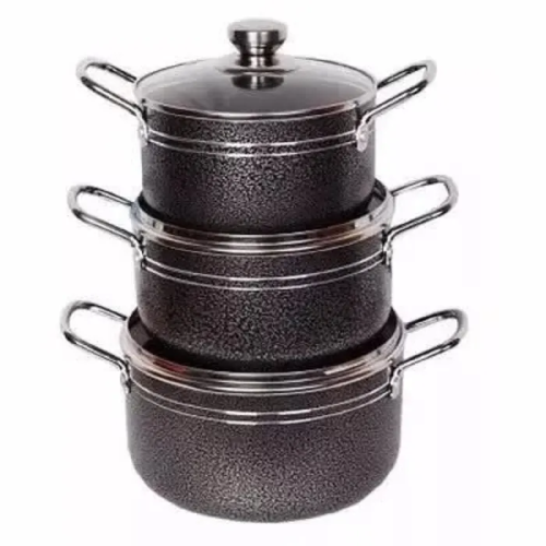 Master Chef Cooking Pot - Set Of 3 - Big Size  Home Office Garden | HOG-Home Office Garden | online marketplace 