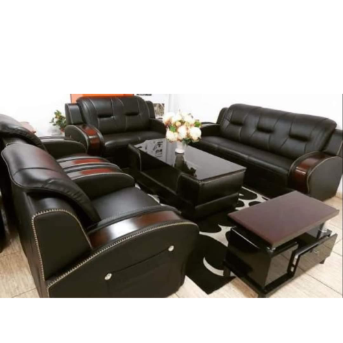 Garry 7 Seater Leather Set Home Office Garden | HOG-Home Office Garden | HOG-Home Office Garden
