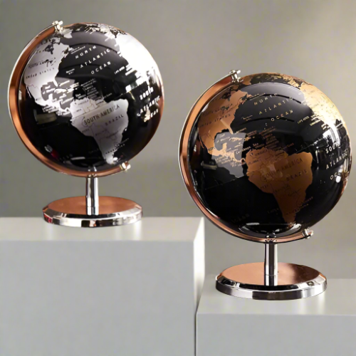 World Globe With A Stainless Stand Home Office Garden | HOG-Home Office Garden | online marketplace