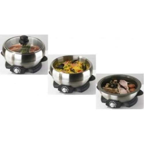 Team Chef Trio Electric Multi Cooker Steamer & Fryer. Home Office Garden | HOG-HomeOfficeGarden | online marketplace