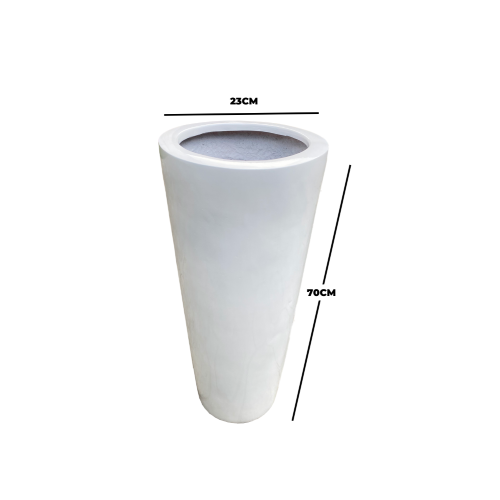 Cone Fiberglass Vase Home Office Garden | HOG-Home Office Garden | HOG-Home Office Garden