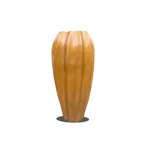 Pumpkin Fiberglass Vase Home Office Garden | HOG-Home Office Garden | HOG-Home Office Garden