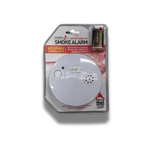 Power Plus Battery Smoke Alarm - Battery Included Home Office Garden | HOG-Home Office Garden | online marketplace