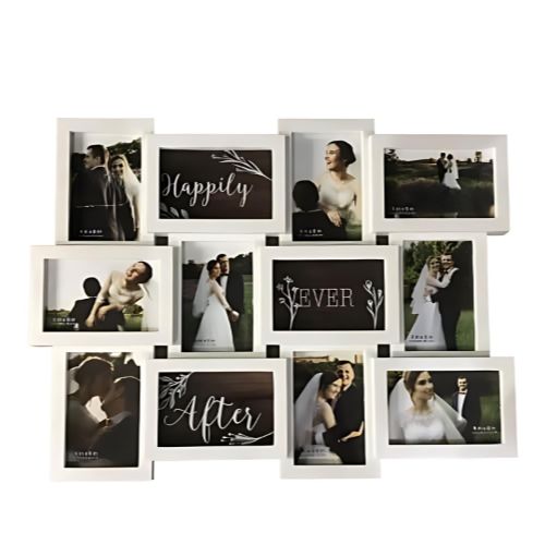 Hometrends Happily Ever After Wedding Collage Picture Frame. Home Office Garden | HOG-HomeOfficeGarden | online marketplace