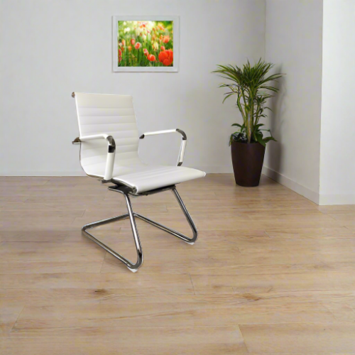 Blaze White Visitor's Chair-LK248C. Home Office Garden | HOG-HomeOfficeGarden | online marketplace