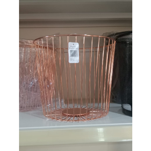 Rose Gold Wire Bin