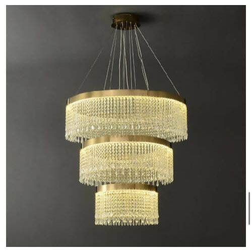 3-Step Luxury Crystal Chandelier. Order now at HOG-Home, Office, Garden online marketplace.