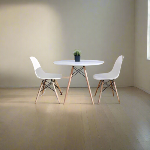 Charles Eames Dining Table and 2 Chair