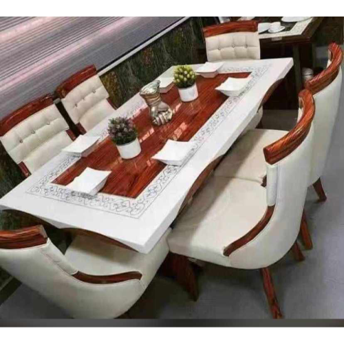 6 Seater Luxury Marble Dining Set