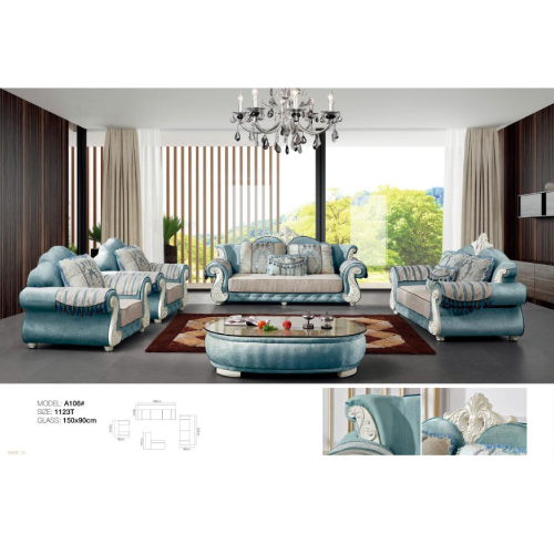 Fabric Sofa Set of 7 - A106