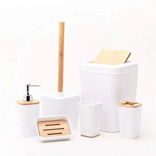 6 Pieces Toilet & Bathroom Accessories