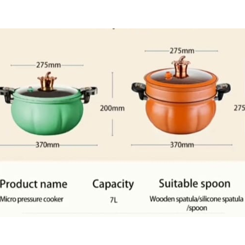 Micro Pressure Cooker 7L