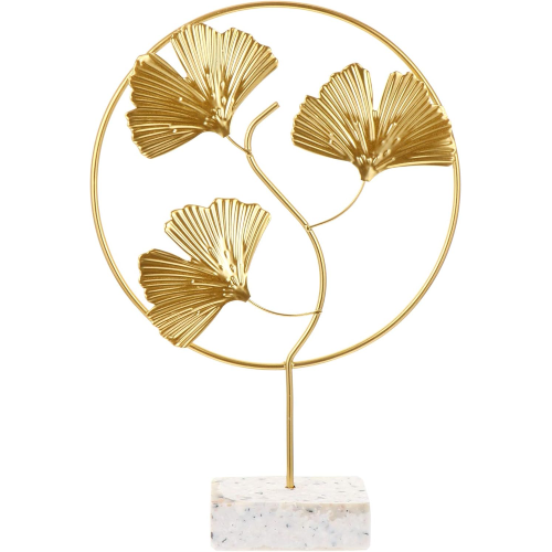 Ginkgo Leaf Statue Figurine