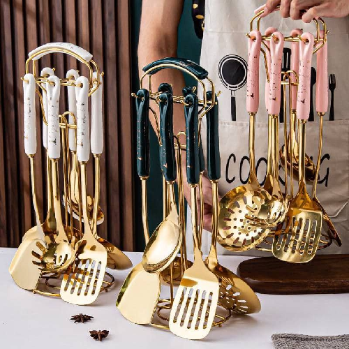 6Pcs Luxurious Serving Spoon