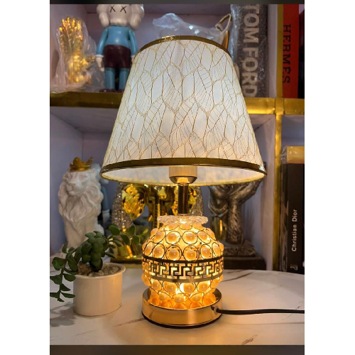 Crystal Bedside Table Lamp