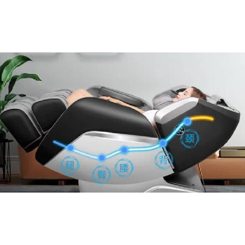 Electric Full Body Gravity Smart Massage Chair With Foot Spa (Black)