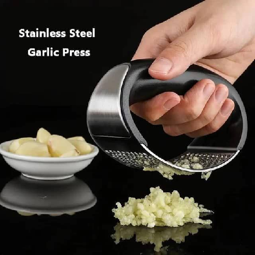 Stainless Steel Garlic Press With Plastic Handle Order Now @HOG Online Marketplace