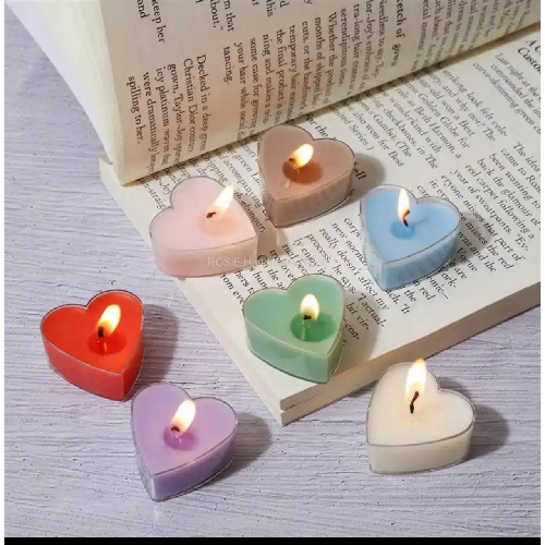 4in1 Heart  Mold Tealight Candle