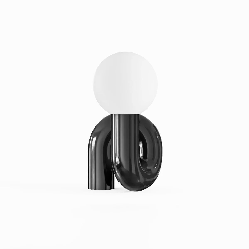 Tubular Neotenic Black Table Lamp