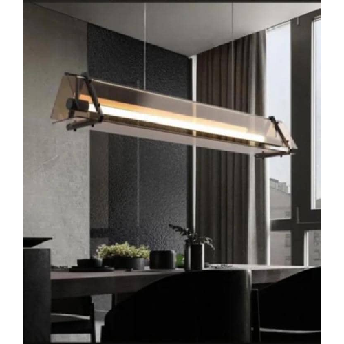 Long Tube Glass Chandelier