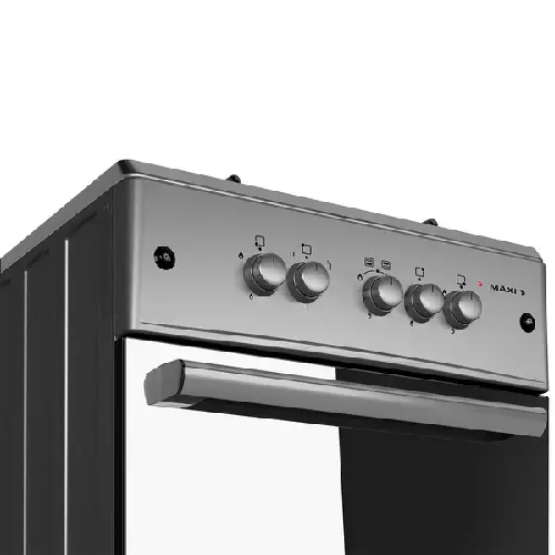 Maxi Gas Cooker 60x60 CM (3+1) Burners Inox @HOG - Home, Office, Online Marketplace