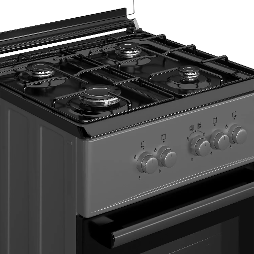 Maxi Gas Cooker 60x60 cm (4) Burners Black & Grey