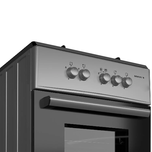 Maxi Gas Cooker 60x60 cm (4) Burners Black & Grey