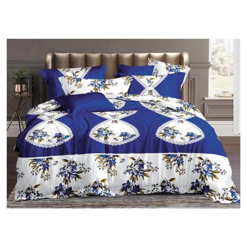 Blue Floral Pillowcases and Duvet Set. Home Office Garden | HOG-HomeOfficeGarden | online marketplace