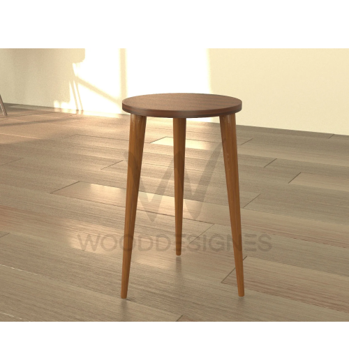 Timi Side Stool (Dark-Walnut)  Home Office Garden | HOG-Home Office Garden | online marketplace